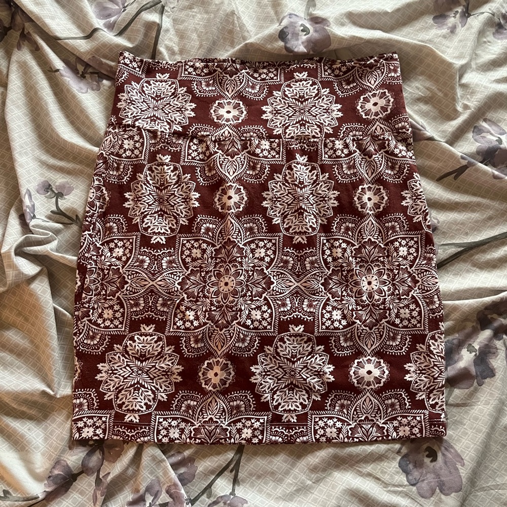boho mini skirt